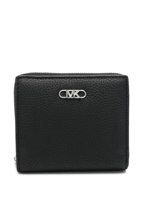 Michael Kors logo-plaque wallet - Black