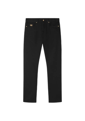 Versace Medusa-motif jeans - Black