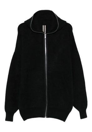 Rick Owens hooded zip-up hoodie - Black