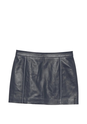 Michael Kors leather mini skirt - Blue