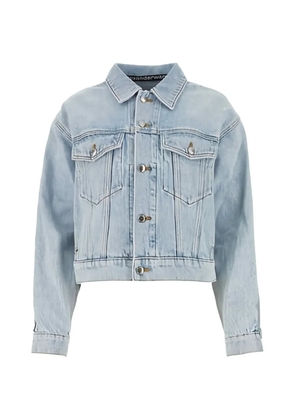 Alexander Wang caged denim jacket - Blue