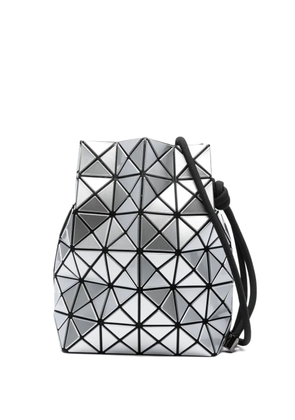 Bao Bao Issey Miyake Bao Bao geometric-pattern drawstring bucket bag - Silver