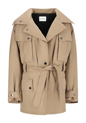 THE ANDAMANE belted cargo-pocket jacket - Neutrals