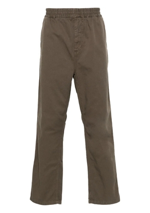 Carhartt WIP elastic-waist cotton pants - Green