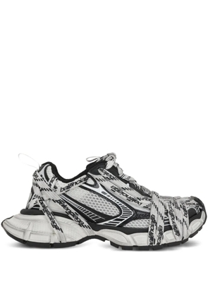 Balenciaga lace-up logo sneakers - White