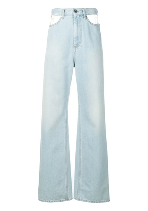 Maison Margiela Décortiqué wide-leg jeans - Blue