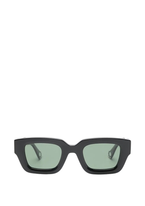 Charles Jeffrey Loverboy Topsy Turvy square-frame sunglasses - Black