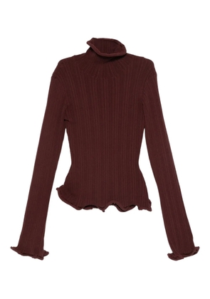 Séfr Paloma ribbed trumpet sweater - Red