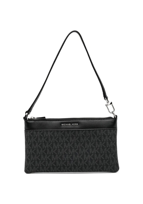 Michael Kors Jet Set Medium Signature Logo Convertible Wristlet - Black