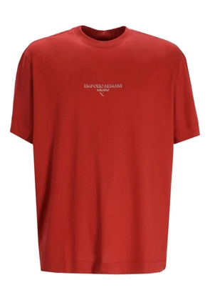 Emporio Armani logo-embroidered t-shirt