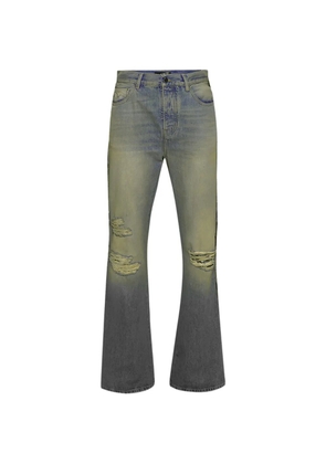 AMIRI patchwork ripped jeans - Blue