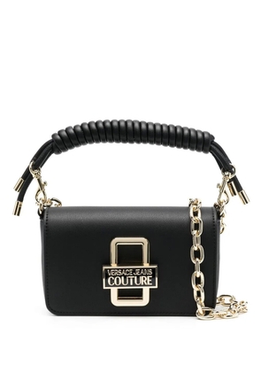 Versace Jeans Couture logo-plaque shoulder bag - Black