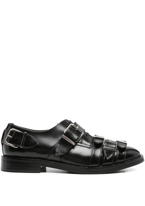 Simone Rocha multi-buckle Brogues - Black