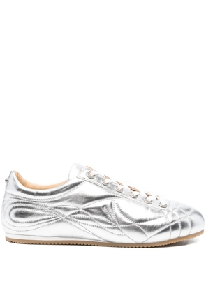 MACH & MACH quilted leather sneakers - Silver
