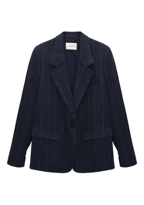 Dorothee Schumacher pinstripe-print tailored blazer - Blue