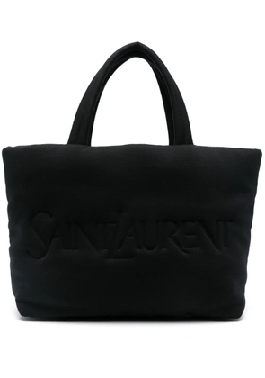 Saint Laurent jersey tote bag - Black