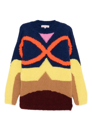 Walter Van Beirendonck Face jumper - Blue