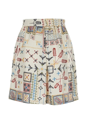 Momoni side-pockets shorts - Neutrals