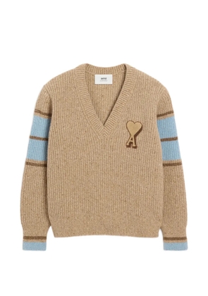 AMI Paris V-neck sweater - Neutrals