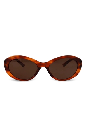 Balenciaga Eyewear oval-frame sunglasses - Brown