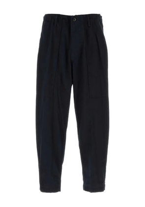 Yohji Yamamoto patch-pocket jeans - Blue