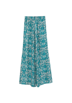 Gianluca Capannolo Antonia floral palazzo pants - Blue