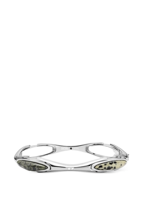 Diesel polished bangle bracelet - Silver