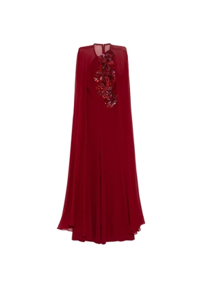 Elie Saab sequin-embellished jumpsuit - Red