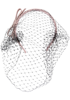 RED(V) netted headband - Pink