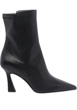 Stuart Weitzman 85mm Vinnie pointed-toe elasticised boots - Black