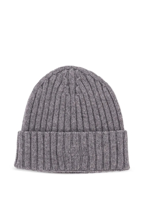 MC2 Saint Barth Wengen ribbed wool beanie - Grey