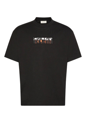 Calvin Klein logo-print T-shirt - Black