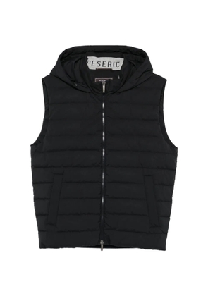 Peserico hooded zip gilet - Blue