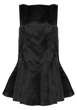 KHAITE The Mags silk short dress - Black