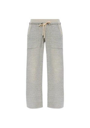 R13 drawstring panel track pants - Grey