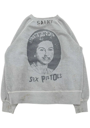 SAINT MXXXXXX x Sex Pistols Queen sweatshirt - Grey