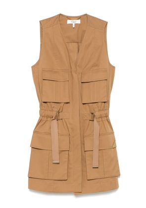 Chloé cotton waistcoat - Brown