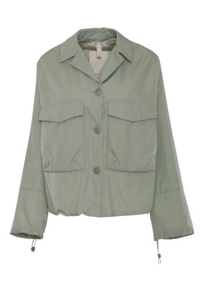 Duno buttoned flap-pocket jacket - Green
