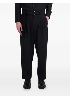 Attachment tapered trousers - Black