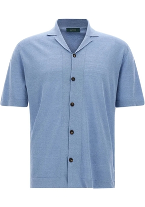 Zanone short-sleeve shirt - Blue