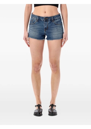 Levi's 501 Original frayed shorts - Blue