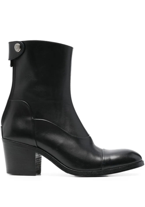 Alberto Fasciani 55mm block-heel leather boots - Black
