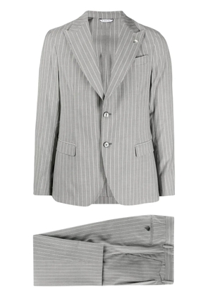 Manuel Ritz pinstripe-pattern single-breasted suit - Grey