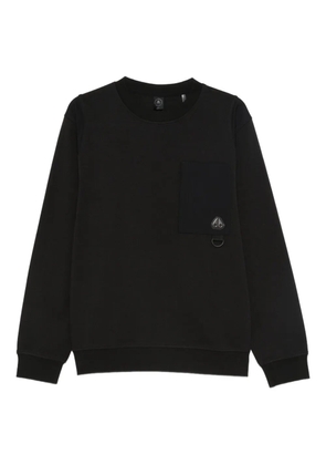 Moose Knuckles patch-pocket sweatshirt - Black