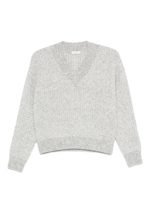 Peserico V-neck sweater - Grey