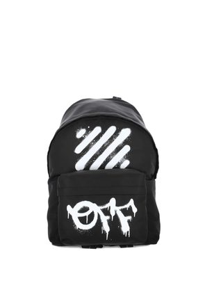 Off-White graphic-print backpack - Black