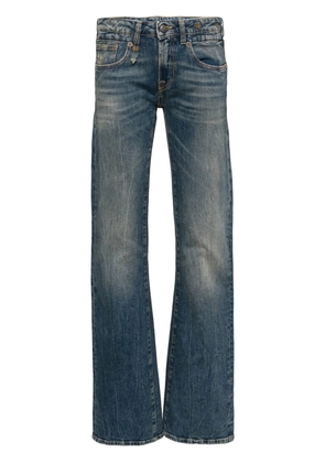 R13 Boy washed flared jeans - Blue