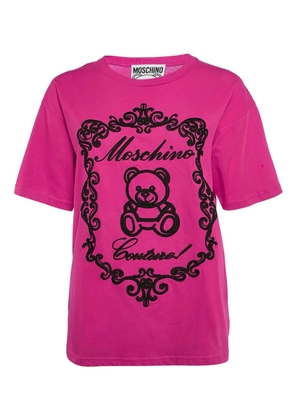 Moschino Pre-Owned Polo Bear-print T-shirt - Pink