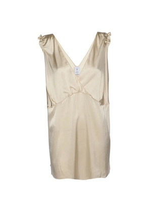 Zenith V-neck sleeveless blouse - Neutrals
