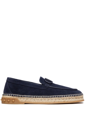 Valentino Garavani Leisure Flows suede espadrilles - Blue